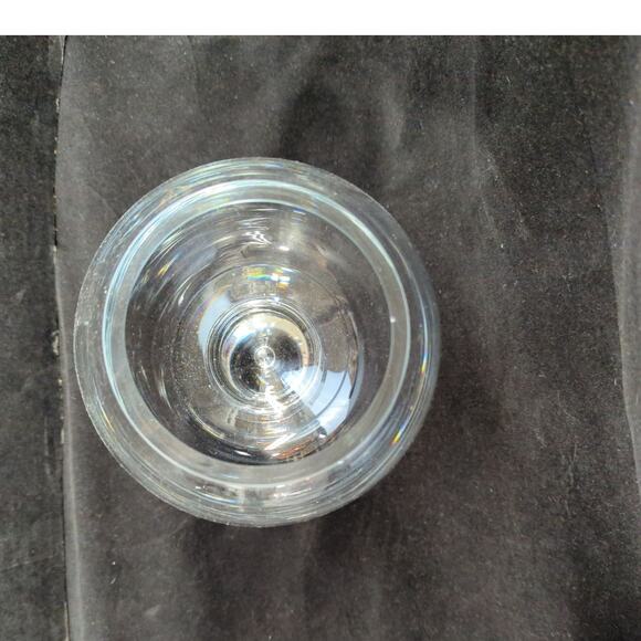 Vintage Crystal Double Orb Vase Studio Nova - Picture 4 of 6